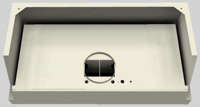 Vent-A-Hood® Designer Series 48" Biscuit Wall Mounted Range Hood-3