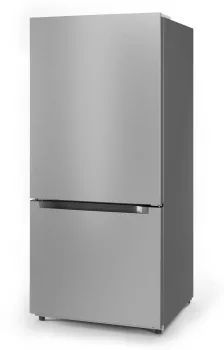 Midea® 30 in. 18.7 Cu. Ft. Stainless Steel Bottom Freezer Refrigerator-2