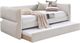 Crown Mark Philipa Oatmeal Tweed Twin Daybed-1