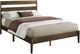 Monarch Specialties Inc. Walnut Queen Panel Bed-0