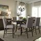 Liberty Furniture Double Bridge 7-Piece Dark Chestnut/Gray Optional Gathering Table Set-1