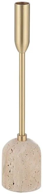 Renwil® Vesta 3-Piece Satin Brass Candle Holder Set-2