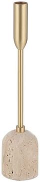 Renwil® Vesta 3-Piece Satin Brass Candle Holder Set-2