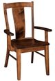 Archbold Furniture Customizable Amish Essentials Lucas Arm Chair-0