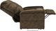 Mega Motion® Trio Grande Kaysen Chocolate Power Lift Recliner-3