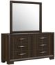 New Classic® Home Furnishings Langston Espresso Dresser and Mirror-0
