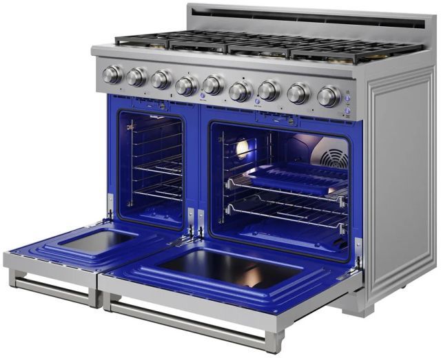 Thor Kitchen® X Series 48" Stainless Steel Freestanding Pro Style Gas Range-4