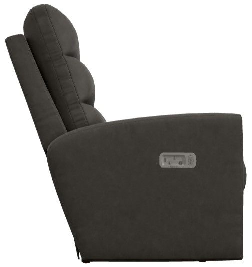La-Z-Boy® Liam Ash Power Wall Reclining Loveseat with Console and Headrest-3