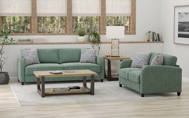 Emerald Home Taylor Ordesa Green Full Pop-Up Sleeper Loveseat-1