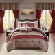 Olliix by Madison Park Essentials Red Queen Delaney 24 Piece Room In a Bag-0