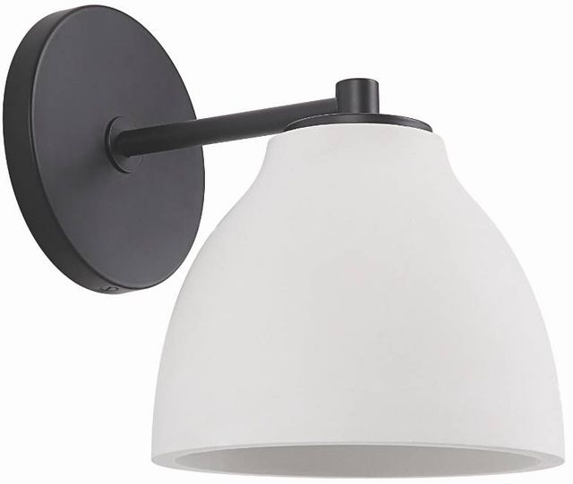 Renwil® Lena Powder Coated Matte Black Wall Scone-0