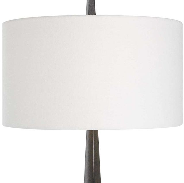 Uttermost® Counteract Aged Black Floor Lamp-3