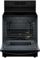 Whirlpool® 30" Black Freestanding Electric Range with No Preheat Mode and Steam Clean-1