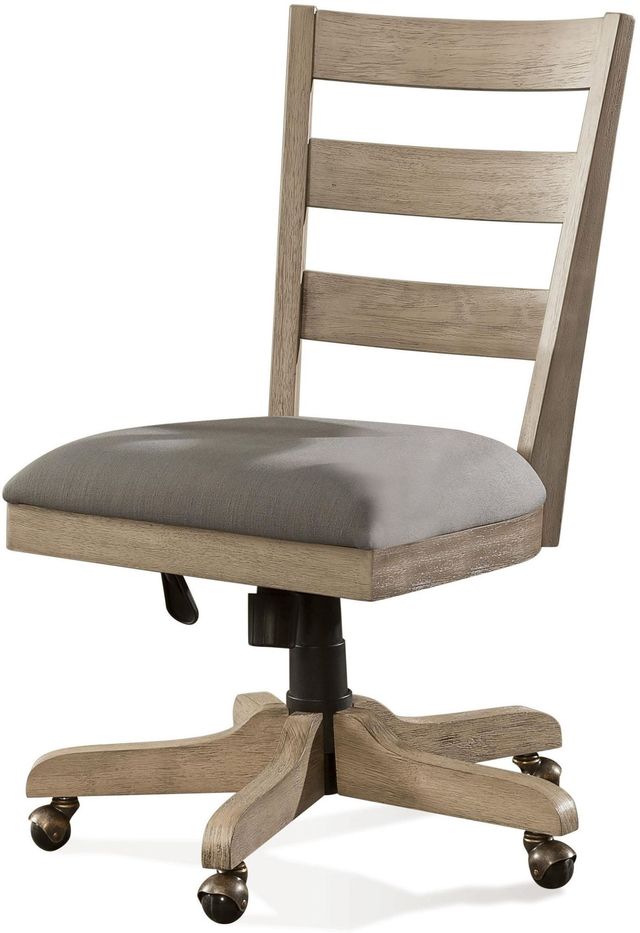 Riverside Furniture Wood Back Upholstered Desk Chair-0