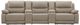 Signature Design by Ashley® Narwhal Place 5-Piece Pebble Power Reclining Modular Sectional with Storage Consoles-0