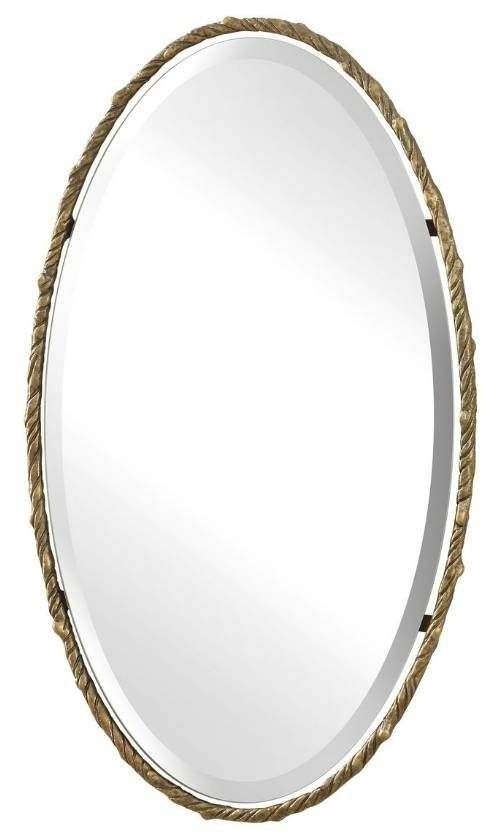Uttermost® Twisted Branch Gold Oval Mirror-3