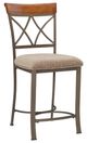 Powell® Hamilton Bronze/Matte Pewter Counter Stool-0