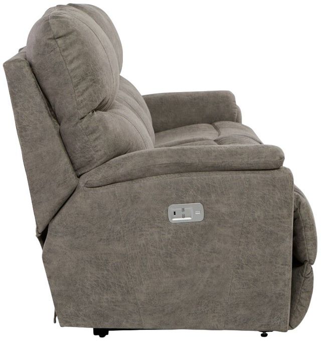La-Z-Boy® Trouper Sable Power Reclining Sofa with Headrest-4