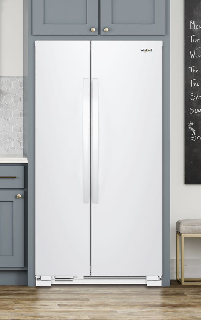 Whirlpool® 36 in. 25.1 Cu. Ft. Side-By-Side Refrigerator-White-1