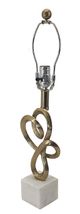 A & B Home Gold/White Vintage Table Lamp-5