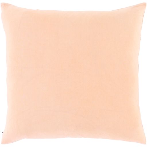 Surya Accra Peach 18"x18" Toss Pillow with Down Insert-1