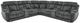 Parker House® Dalton 7-Piece Lucky Charcoal Power Reclining Curved Sectional with Power Adjustable Headrests-0