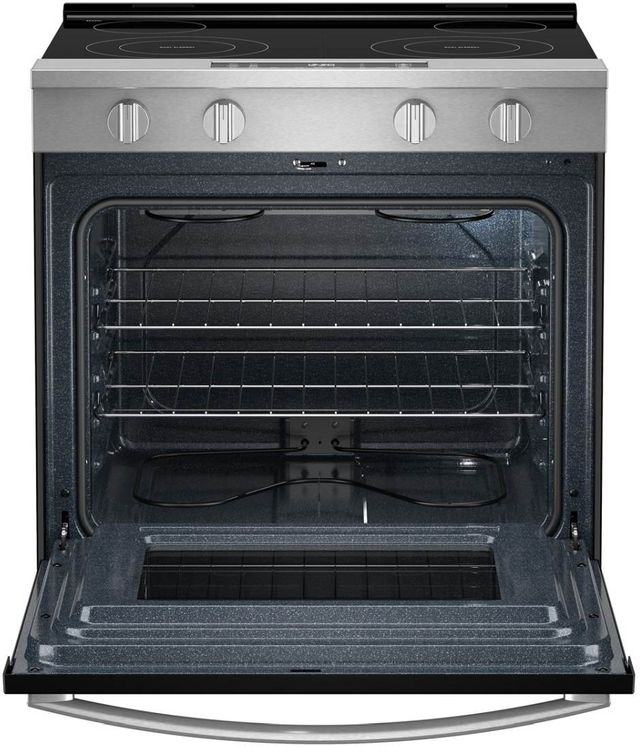 Whirlpool® 30" Stainless Steel Slide-In Electric Range with No Preheat and Slow Cook Modes-1