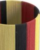 TOV Furniture Guinevere Black/Red/Yellow Striped Cotton Table Lamp-4