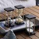A & B Home Spellman Black/Gold/Tan Hourglass-2
