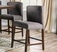 Furniture of America® Macedo 2-Piece Black/Gray Counter Side Chair Set-1