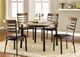 Furniture of America® Hailey Bronze/Natural Elm Round Dining Table-0