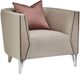 Michael Amini® Linea Metallic/Silver Mist Chair-0