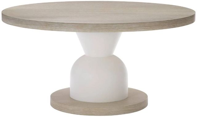 Bernhardt Solaria Dune Dining Table with Fossil Pedestal -0