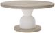 Bernhardt Solaria Dune Dining Table with Fossil Pedestal -0