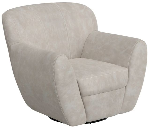 International Furniture Direct Tamesis Ivory Swivel Accent Chair-0