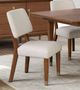 Furniture of America® Hepburne 2-Piece Walnut Side Chair-2