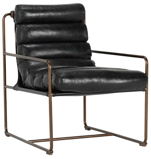 Classic Home Argo Jet Black Accent Chair-0