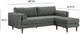 TOV Furniture Cave 2-Piece Ash Gray L-Shape Sectional-2