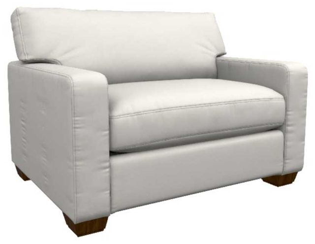 La-Z-Boy® Shiloh Ivory Leather Twin Sleep Chair-0