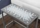 Monarch Specialties Inc. Grey Blue Tile Top Accent Table with Hammered Silver Base-2