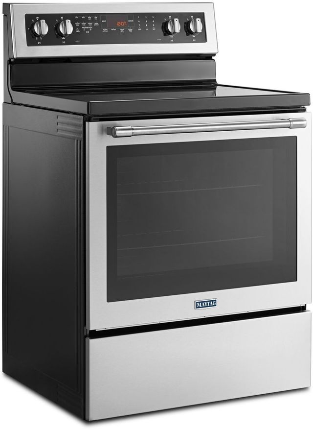Maytag® 30" Fingerprint Resistant Stainless Steel Freestanding Electric Range-3