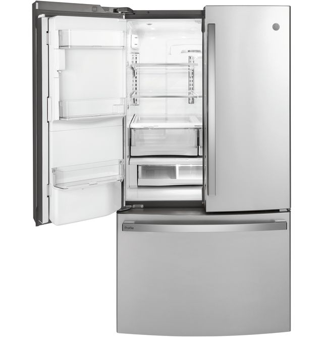 GE Profile™ 36 in. 22.1 Cu. Ft. Fingerprint Resistant Stainless Steel Counter Depth French Door Refrigerator-4