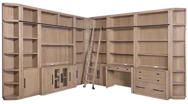 Parker House® Breckenridge Medium Brown 22" Open Top Bookcase-2