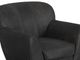 International Furniture Direct Tamesis Licorice Swivel Accent Chair-3