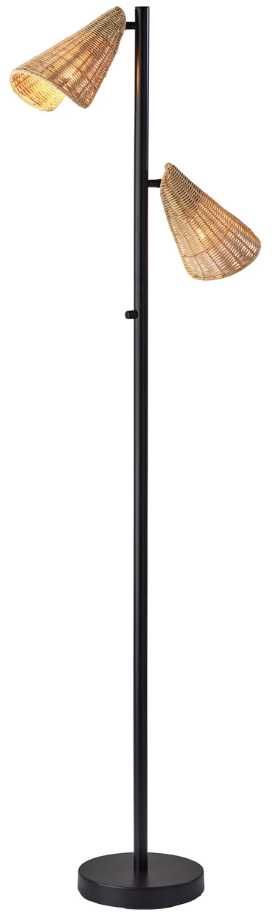Adesso® Cove Black Tree Lamp-0