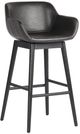 Four Hands Hannah Sonoma Black Swivel Bar Stool-0