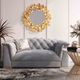 TOV Furniture Farah Grey Velvet Loveseat-4