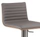 Armen Living Cafe Gray Adjustable Swivel Bar Stool-3