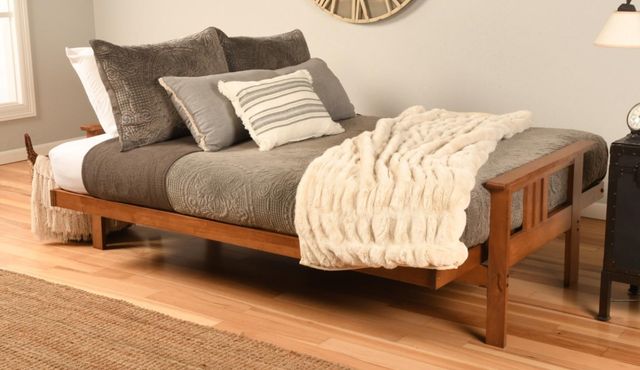 Kodiak Furniture Monterey Oregon Trail Saddle/Barbados Full Futon with Mattress-1