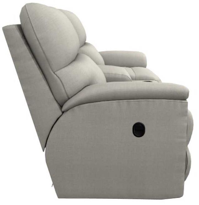 La-Z-Boy® Brooks Sugar Manual Reclining Loveseat with Console-3
